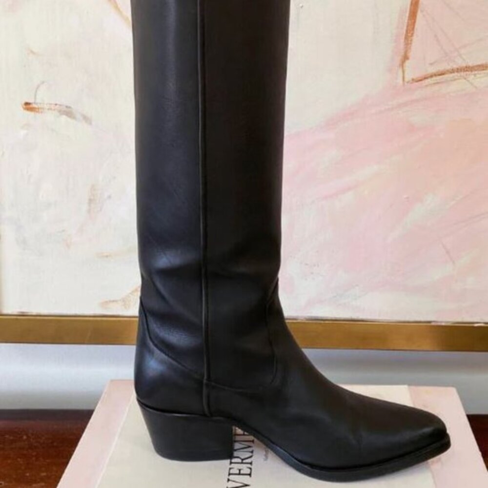 Emerson Fry Tall Boots Black Leather (Size 37)